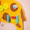Shpilmaster Wooden Giraffe Sensory Wall Game, Growth Chart for Playroom, Nursery, Preschool, and Doctors' Office QI004592 - alternate 7